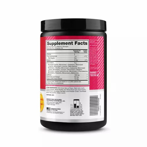 Optimum Nutrition ESSENTIAL AMIN.O. ENERGY® *new* Peach Mango Tango - Notify Me 0.6 lb - Notify me Brasil | YZ2647308