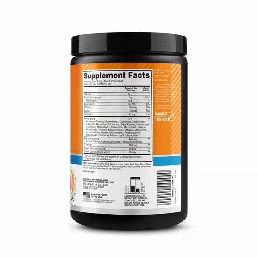 Optimum Nutrition Essential AMIN.O. ENERGY + Electrolytes *new* Sun-kissed Citrus 0.63 lb (30 Servings) Brasil | RO2398651