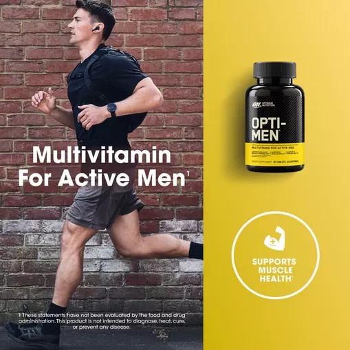 Optimum Nutrition OPTI-MEN® Multivitamin Tablets 90 Tablets (30 Servings) Brasil | ZB8390247