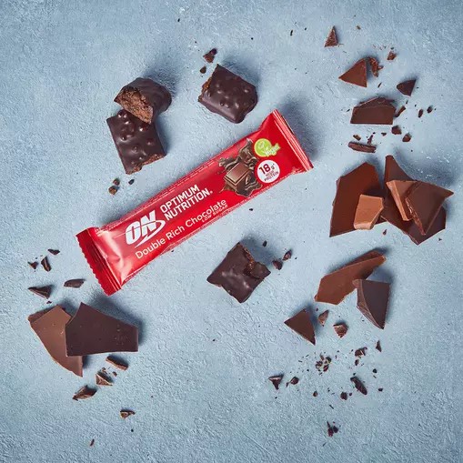 Optimum Nutrition Plant Protein Bar Double Rich Chocolate 60 grams - Notify me Brasil | XL1972485